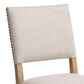 Lexington Home Brands Montecito Colburn Side Chair with Seabridge Cushion in Light Chestnut and Ivory, , large
