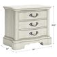 Millenium Arlendyne 3-Drawer Nightstand in Antique White, , large