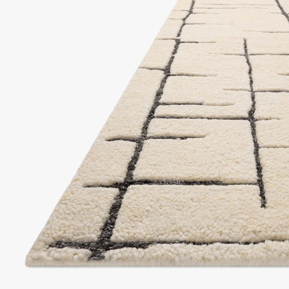 Loloi Octavia 8&#39;6&quot; x 11&#39;6&quot; Ivory and Charcoal Area Rug, , large