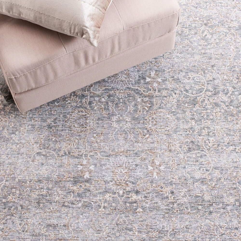 Safavieh Webster WBS318G 6&#39;7&quot; Square Grey and Beige Area Rug, , large