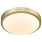 Golden Lighting 10" Gabi Flush Mount in Brushed Champagne Bronze, , large