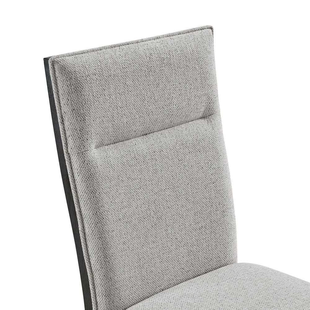 Mayberry Hill Axel 5-Piece Round Dining Set in Light Grey and Espresso, , large