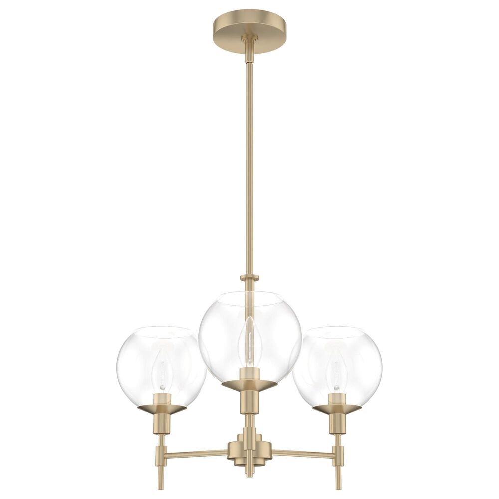 Hunter Xidane 3-Light Chandelier in Alturas Gold, , large