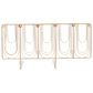 Maple and Jade Metal Glam Wall Hook in Gold (Set of 3), , large