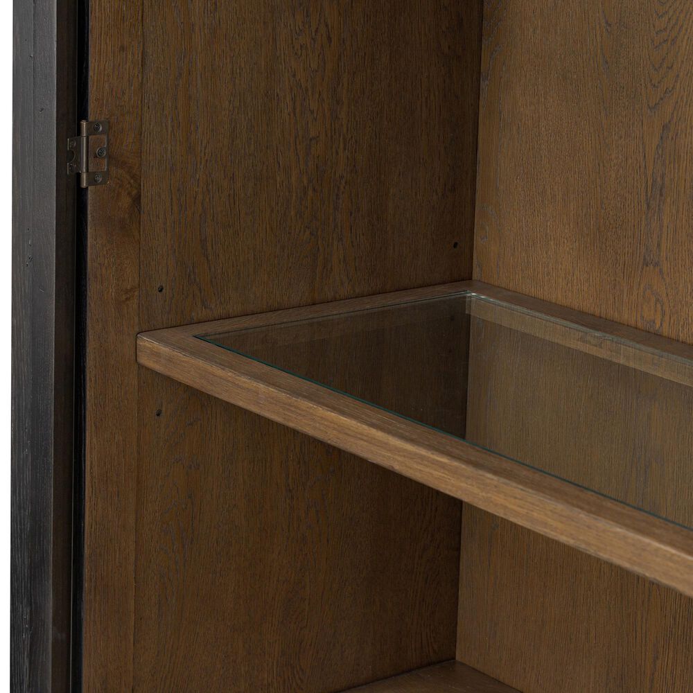 Four Hands Sussex Bookcase in Smoked Black, , large