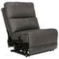 Ashley 6-Piece Power Reversible Console Reclining Sectional with Armless Headrest Recliners in Anchor, , large