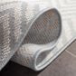 Safavieh Martha Stewart Cyprus Chevron 5"5" x 7"7" Grey and Cream Area Rug, , large
