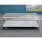 Steve Silver Mika Rectangle Cocktail Table in White, , large