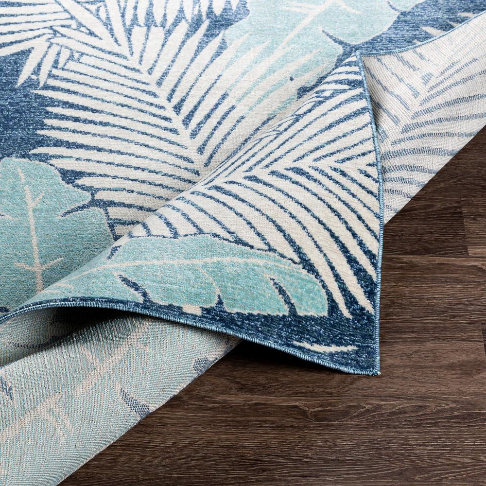 Surya Bodrum BDM-2324 5&#39;3&quot; x 7&#39;3&quot; Blue, Aqua, Taupe and Beige Area Rug, , large