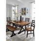 Ashley Wildenauer Dining Bench in Brown and Black, , large