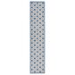 Nourison Aloha ALH26 2"3" x 10" Blue and Grey Indoor/Outdoor Runner, , large