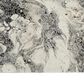 Nourison Balian 5"3" x 7"3" Silver and Black Area Rug, , large