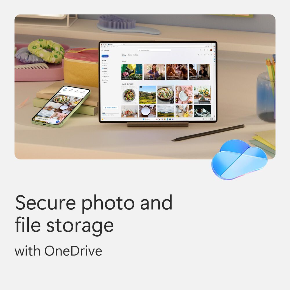 Microsoft 365 Family Software | 12-Month Subscription, 6 People | 6TB OneDrive Cloud Storage, , large