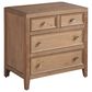 Furniture Worldwide Weekender 3-Drawer Nightstand in Sand Dune, , large