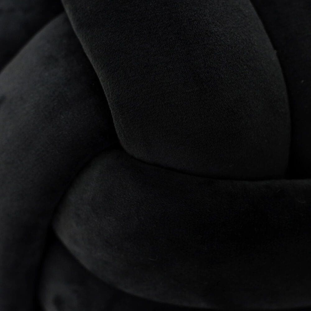 Sagebrook Home Machar 19&quot; Knot Stool in Black, , large