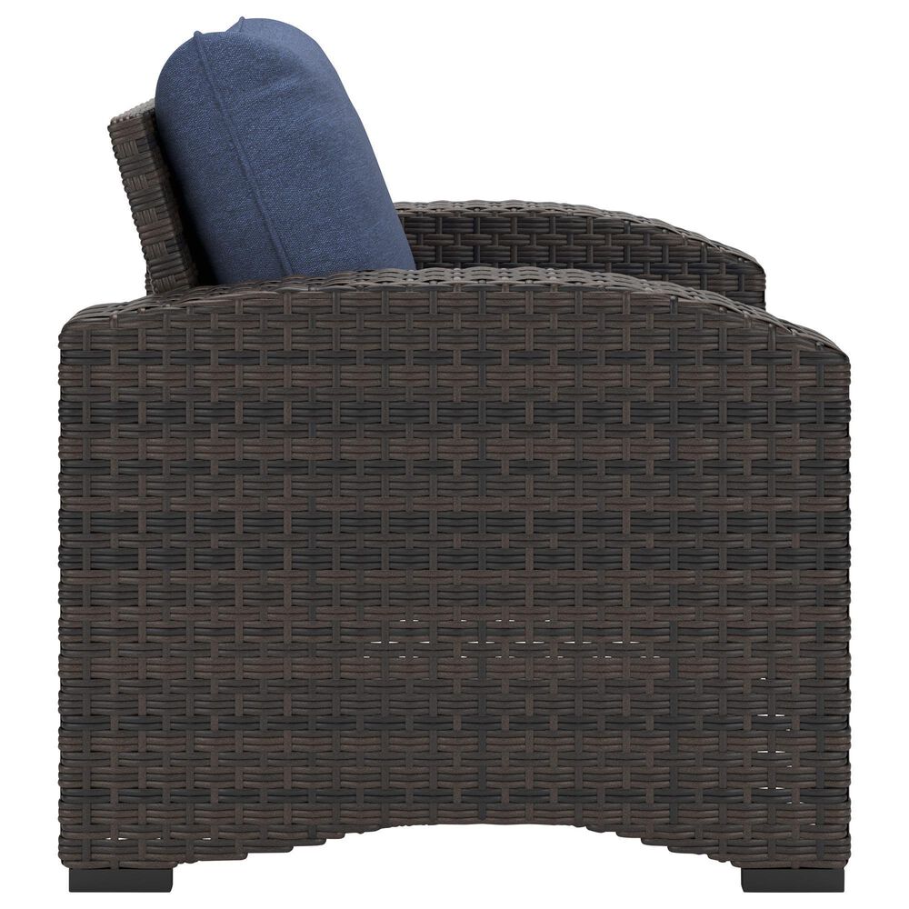 Ashley Windglow Patio Lounge Chair in Brown, , large