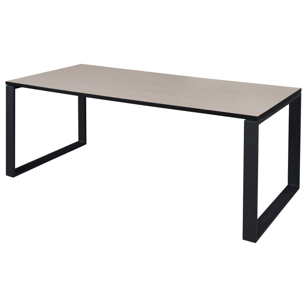 Regency Global Sourcing Structure 66" x 36" Training Table in Maple/Black, , large