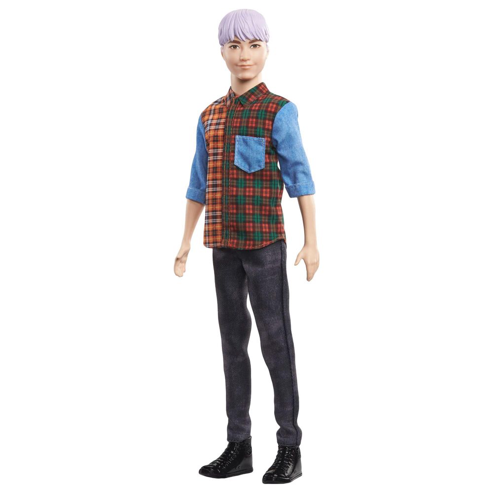 Mattel Barbie Fashionistas Doll with Sculpted Purple Hair, , large