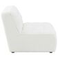 Coaster Sunny Armless Chair in Ivory, , large
