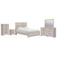 Ashley Broachmyn 5 Piece Queen Bedroom Set in Light Gray, , large