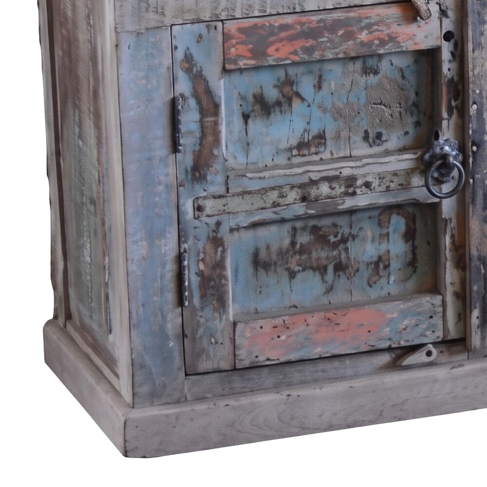 Jaipur Home Old World Architectural Media Console in Gray, , large