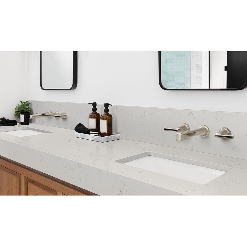 NFM Custom Countertops Carrara Trigato 3cm Quartz Countertop, , large
