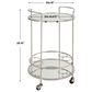 Uttermost Spritz Bar Cart in Polished Chrome, , large