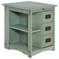 Linon Home Decor Parnell Side Table in Teal, , large