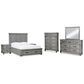 Ashley Russelyn 5-Piece King Storage Bedroom Set in Gray, , large