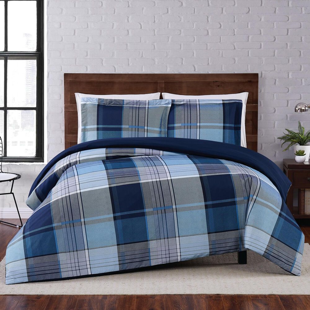 Pem America Truly Soft Trey 2-Piece Twin XL Duvet Set in Blue, , large