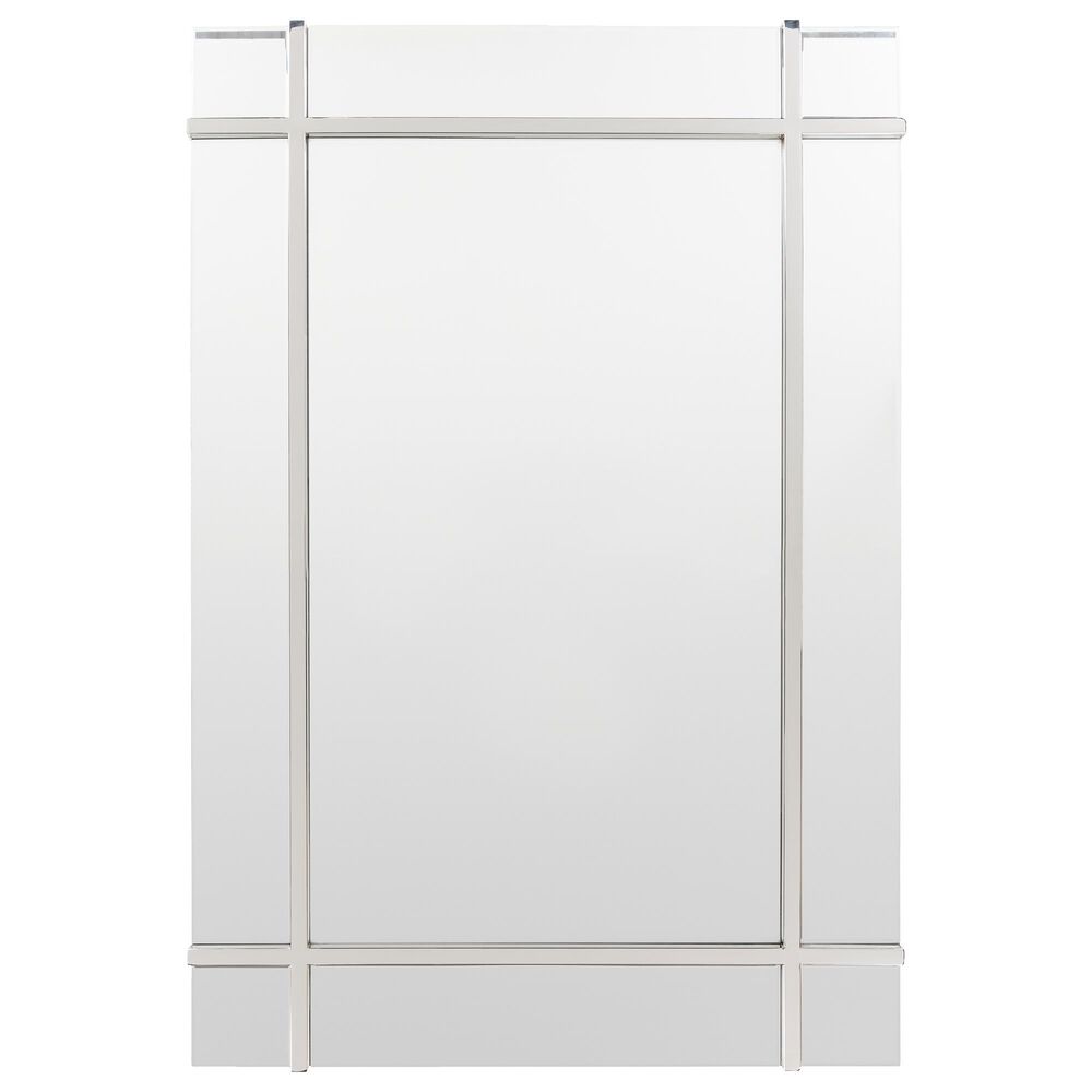 Surya Sadler Wall Mirror in Silver, , large