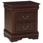 Crown Mark Louis Philip 4 Piece Queen Bedroom Set in Cherry, , large