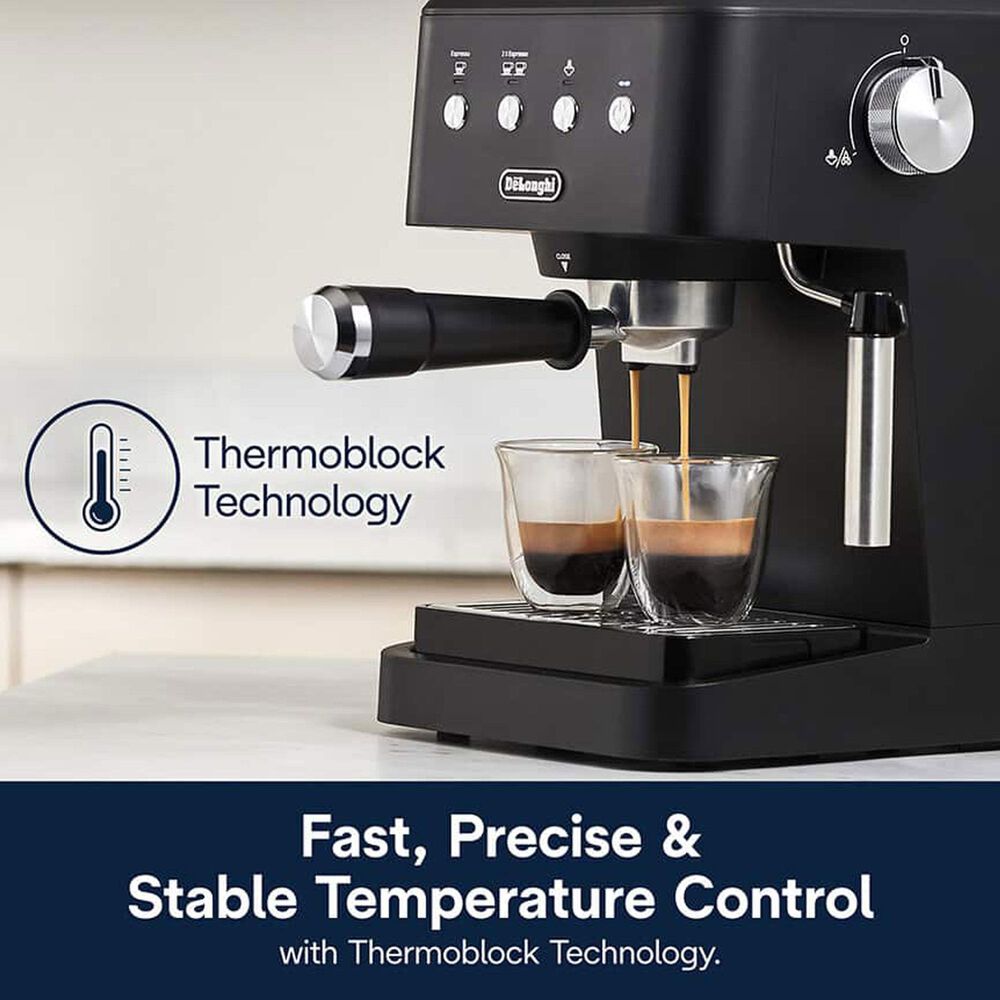 DeLonghi Classic Espresso Machine in Black, , large