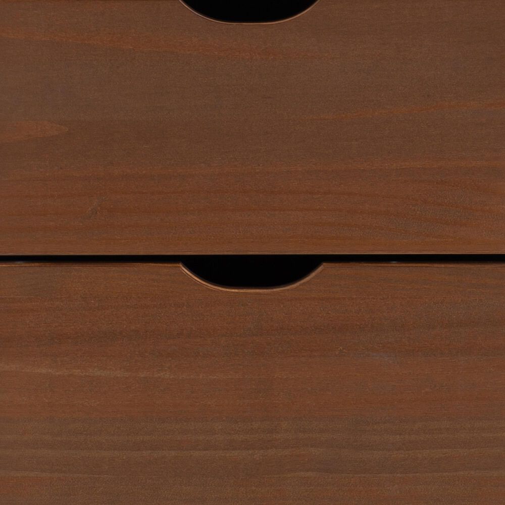 Linon Home Decor Polly 2-Drawer Nightstand in Walnut, , large