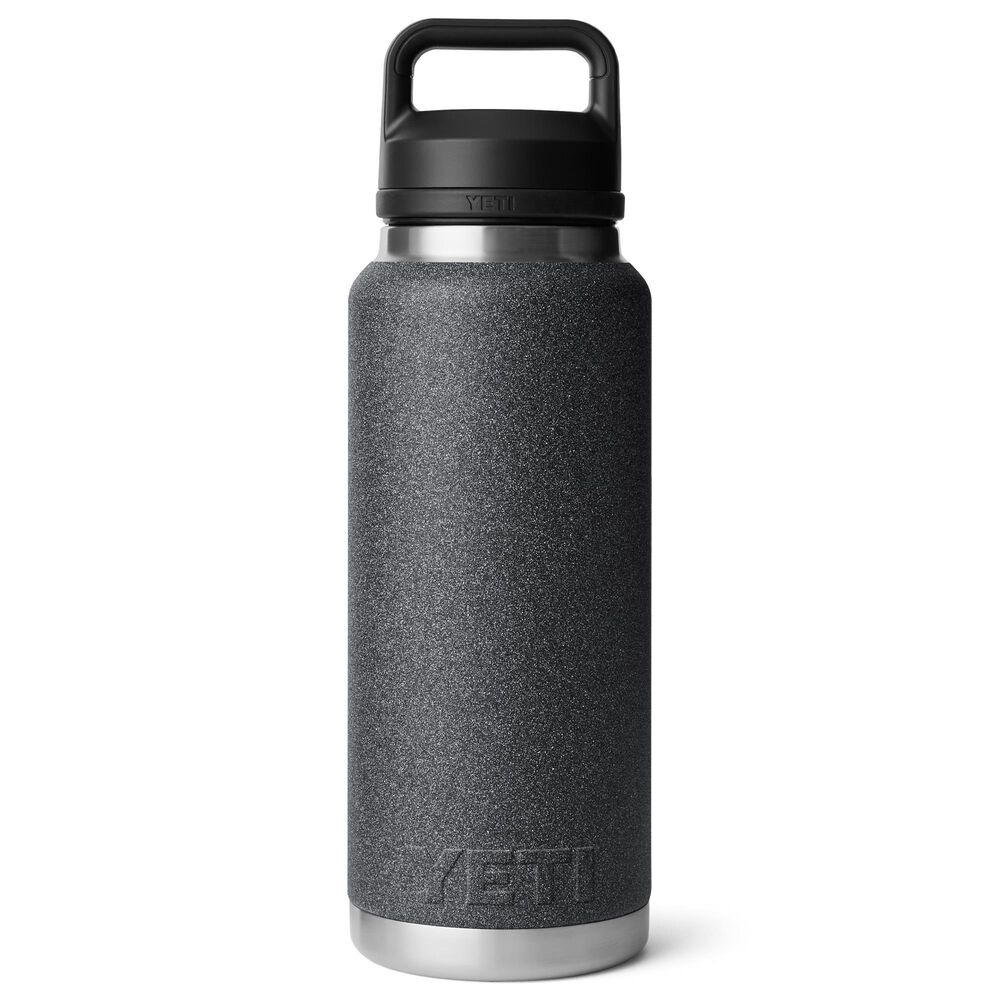 YETI Rambler 36 Oz Bottle with Chug Cap in Black Stone, , large