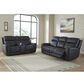 Ashley 5Z-Comfort Power Reclining Sofa and Loveseat Set in Onyx, , large