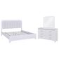 Ashley Jarlee 3-Piece Queen Upholstered Bedroom Set in White, , large