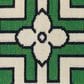 Oriental Weavers Havana Ivory and Green 1"10" x 7"3" Indoor/Outdoor Runner, , large