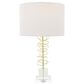 Maple and Jade Overlapping Ring Table Lamp in Gold and Clear, , large