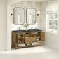 James Martin Vanities Breckenridge 60" Double Bathroom Vanity in Light Natural Oak with 3 cm Charcoal Soapstone Quartz Top and Rectangular Sinks, , large