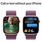 Apple Watch Series 10 GPS 42mm Rose Gold Aluminum Case with Plum Sport Loop, , large