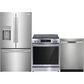 Frigidaire Gallery 3 Piece Kitchen Package with 36-inch French Door Refrigerator, 30" Electric Range, and 24" Tub Dishwasher with CleanBoost in Stainless Steel, , large
