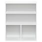 HOMLUX 3-Tier Display Bookcase with Adjustable Shelves in White, , large
