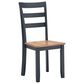 Ashley Gesthaven Side Chair in Light Natural and Dark Slate Blue, , large
