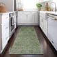 Dalyn Rug Company Burano BU8 2"3" x 7"6" Olive Indoor/Outdoor Runner, , large