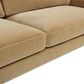 Jennifer Taylor Home Mason Stationary Sofa in Camel Brown Beige Velvet, , large