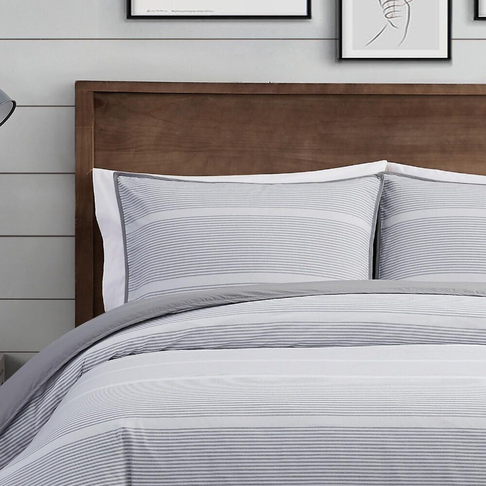 Pem America Brooklyn Loom Niari 2-Piece Twin/Twin XL Comforter Set in Grey, , large