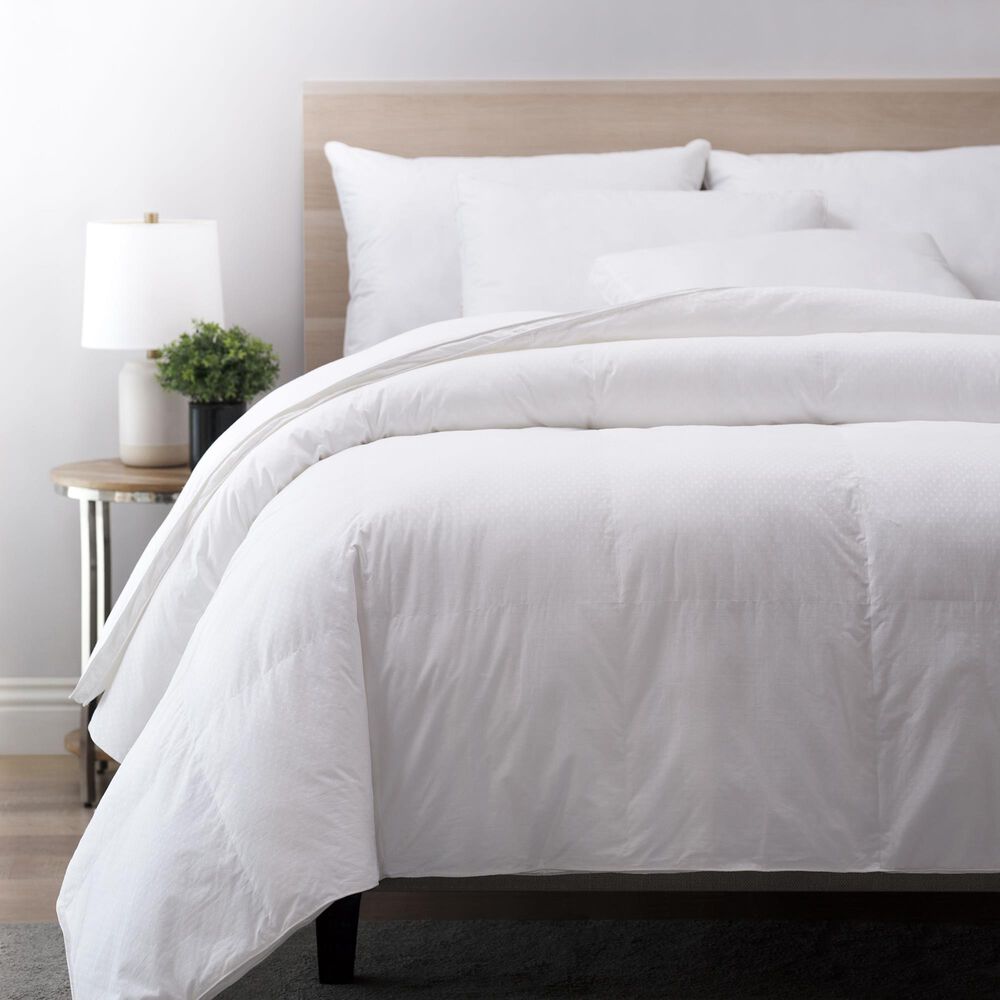 Allied Home Goose Down Full/Queen Comforter in White, , large