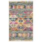 Safavieh Madison MAD118C 4" x 6" Blue and Fuchsia Area Rug, , large