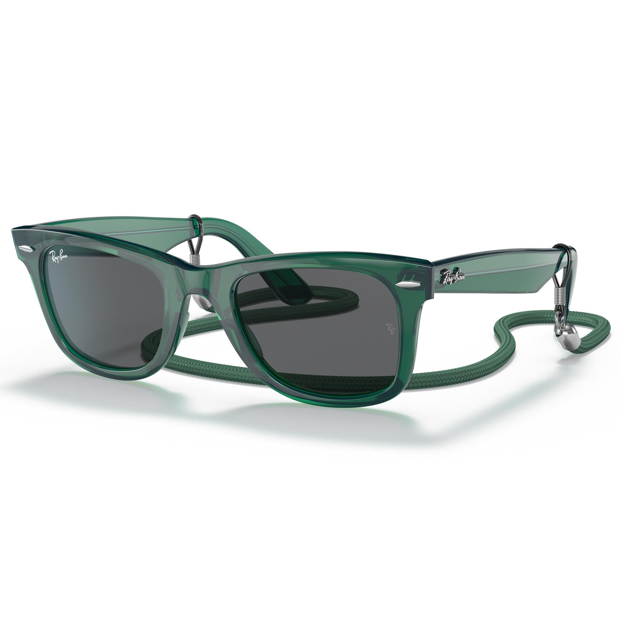 Ray Ban Original Wayfarer Colorblock Sunglass with Dark Grey